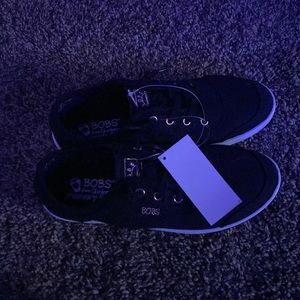 New bobs from Skechers shoes black and rose gold rims